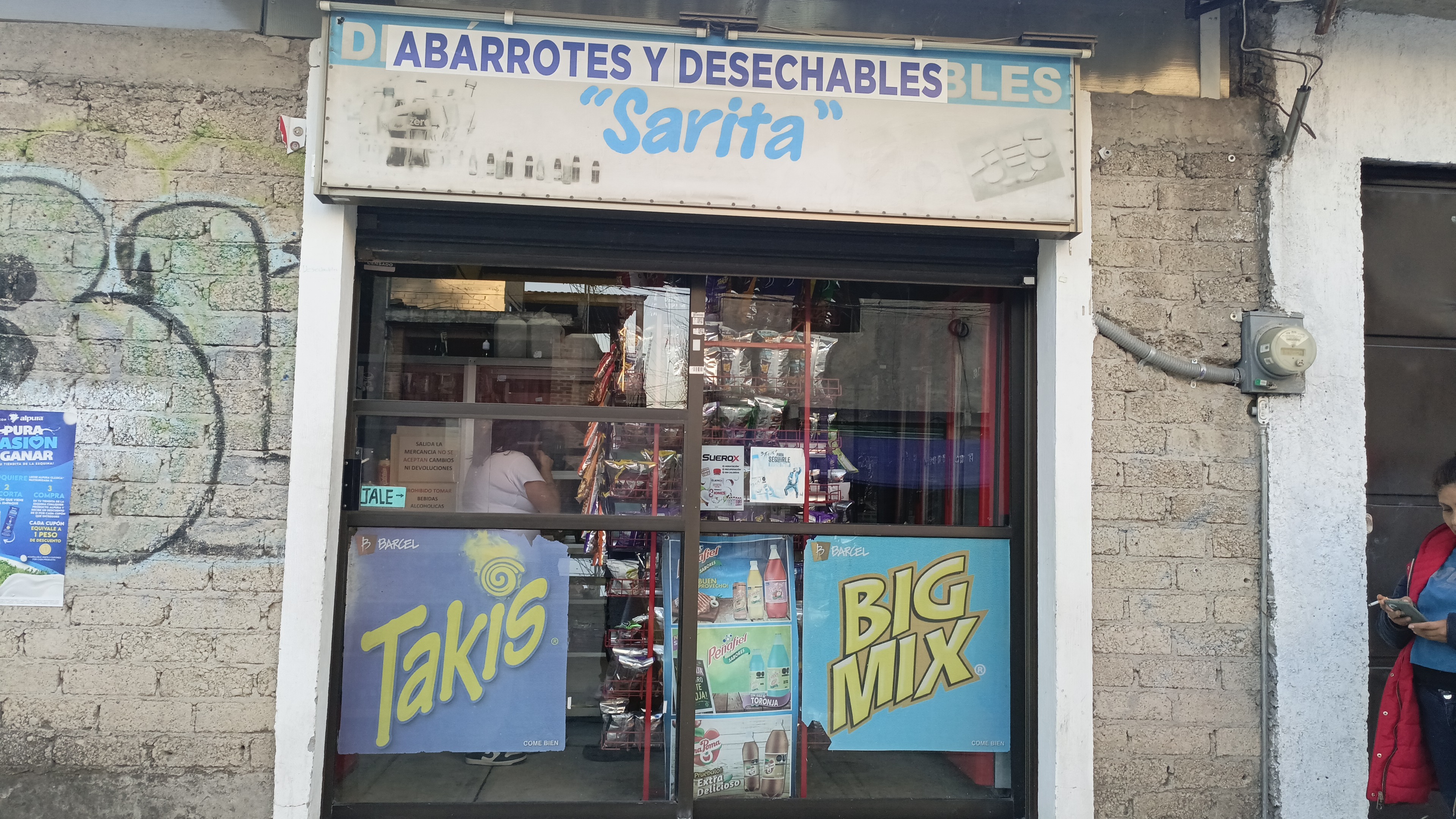 Tienda abarrotes y desechables sarita